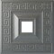 Ekena Millwork Eris Ceiling Medallion (Fits Canopies up to 9 7/8"), 18"W x 18"H x 3 1/2"ID x 1 1/8"P, Platinum CM18ERPLS - alternate 1